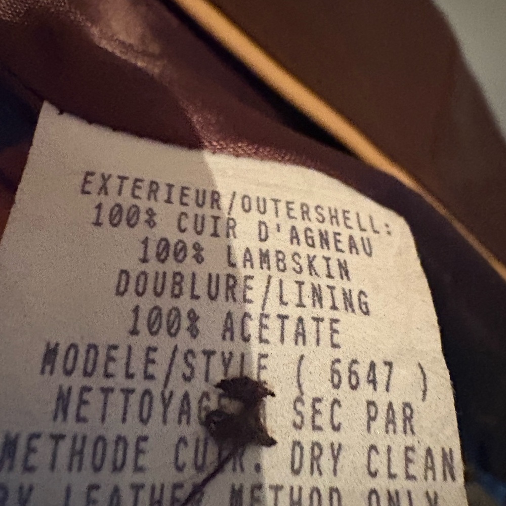 Vintage Elegant Brown Leather Trench  Jacket Fall Boho 90s - Picture 6 of 6